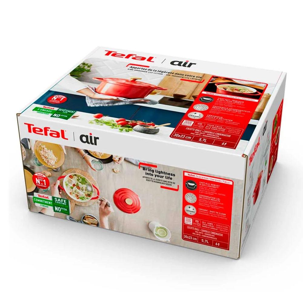 Caçarola Oval Air Alumínio Fundido 30cm Tefal - 7
