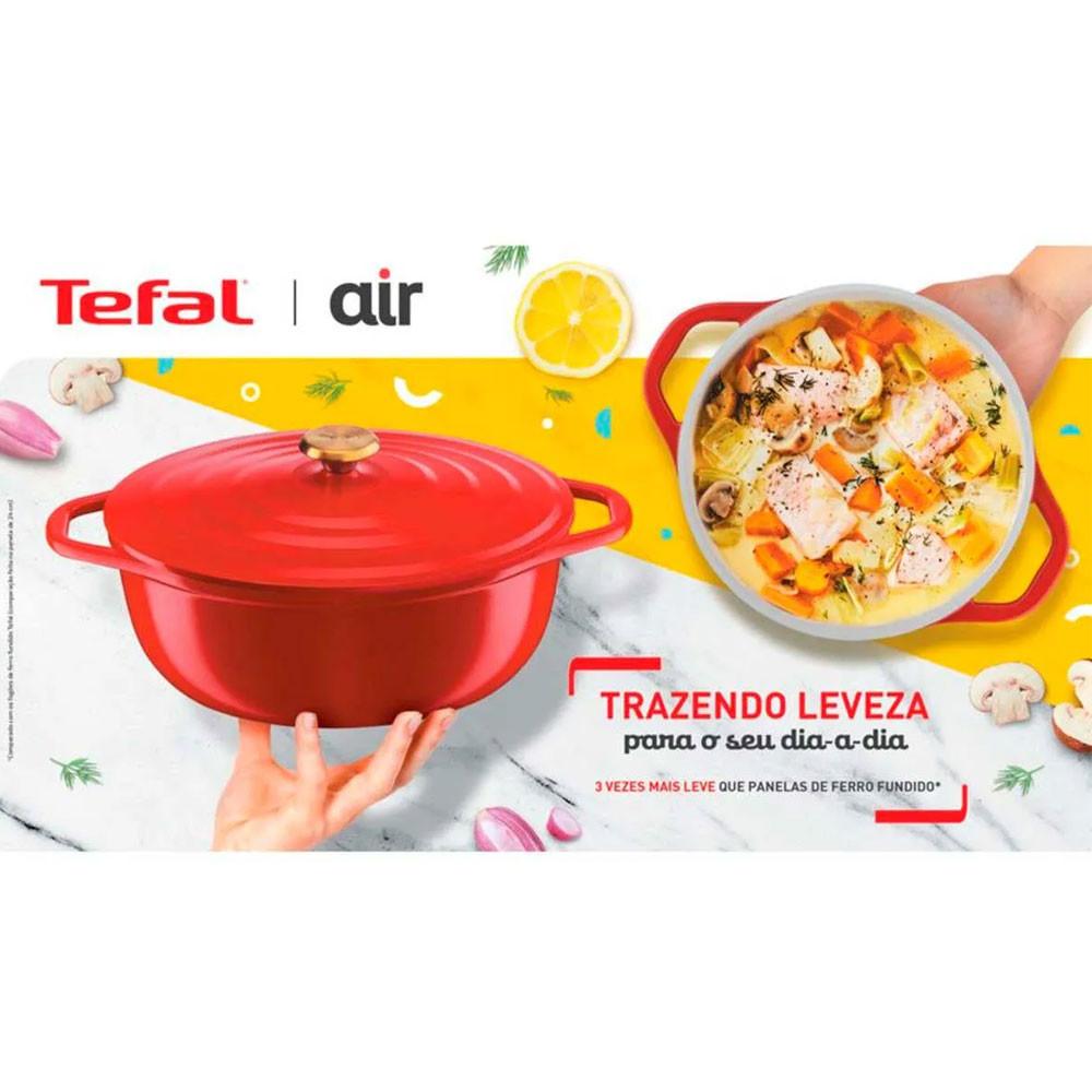 Caçarola Oval Air Alumínio Fundido 30cm Tefal - 8