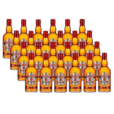 Whisky Chivas Regal Escocês 12 Anos 1L 24 Unidades