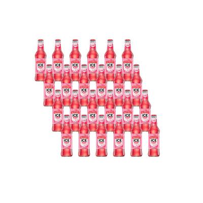 Bebida Mista Alcoólica Gaseificada Raspberry Framboesa Smirnoff Ice Garrafa 275ml 24 Unidades