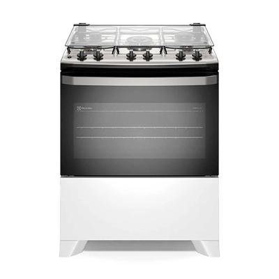 Fogão 5 Bocas FE5IW Efficient Mesa Inox PerfectCook e VaporBake Electrolux