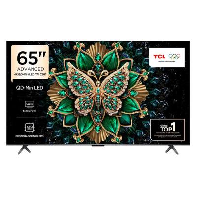 Smart TV TCL 65 Polegadas 65C6K 4K UHD QD-Mini Led Google Tv HDR 10+