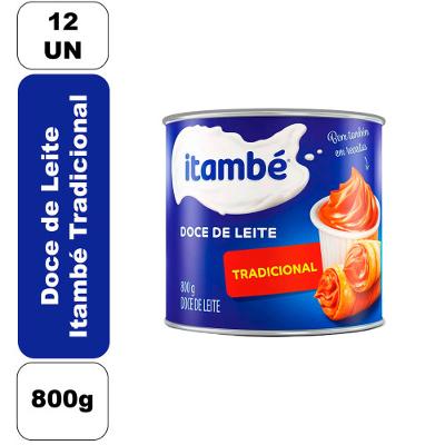 Doce de Leite Tradicional 800g 12 Unidades Itambé