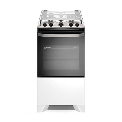 Fogão 4 Bocas Electrolux Efficient com Mesa Inox PerfectCook e VaporBake FE4IW Bivolt