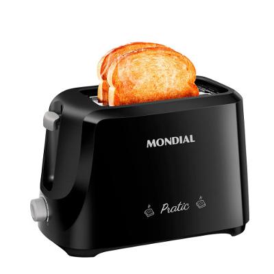 Tostador de Pães Pratic Preto/Prata 700W T-18 Mondial