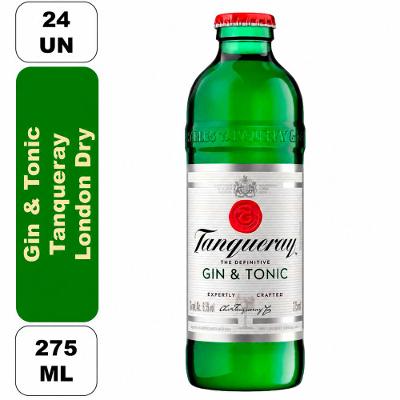 Gin e Tonic London Dry 275ml 24 Unidades Tanqueray