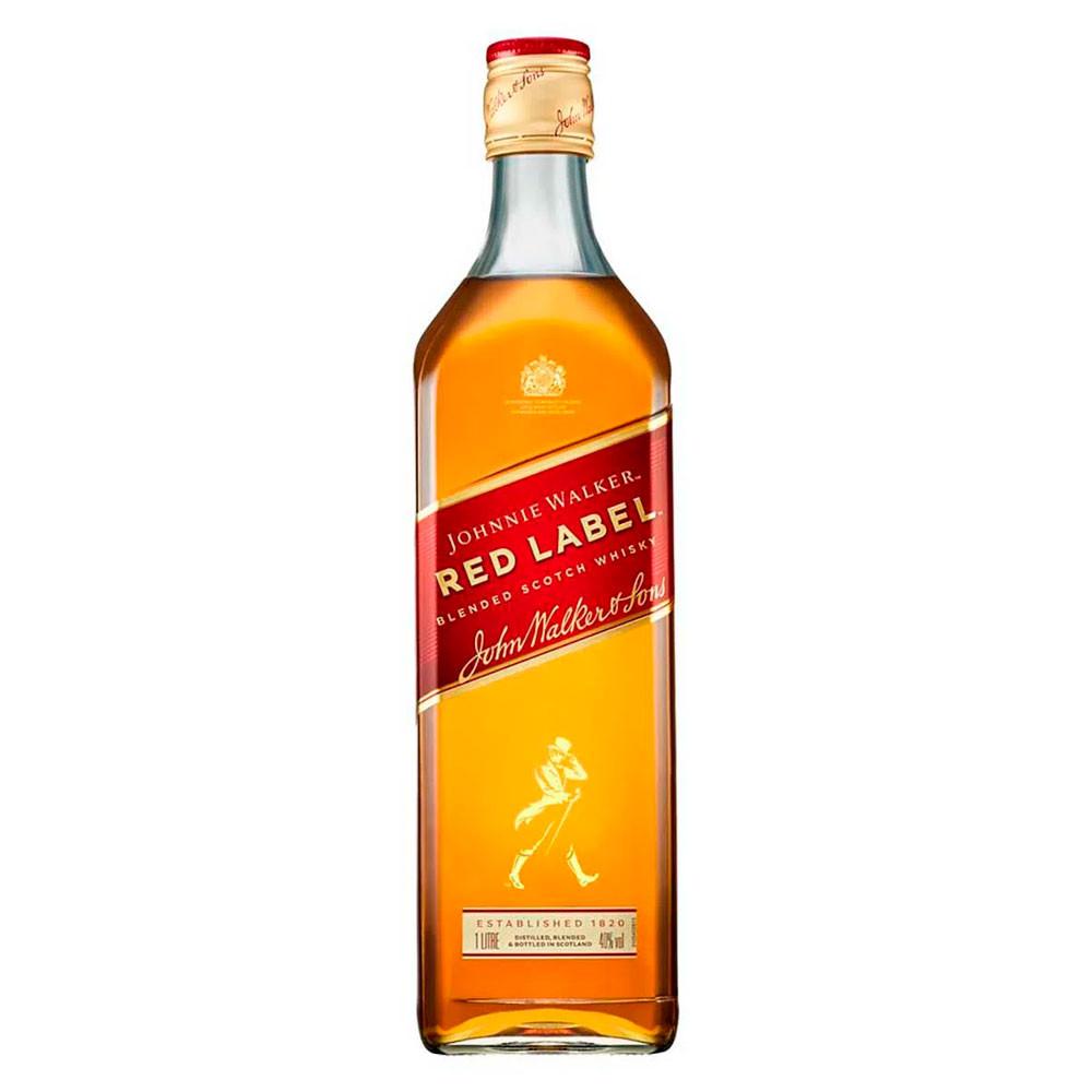 Whisky Johnnie Walker Red Label 1 Litro 10 Unidades - 2