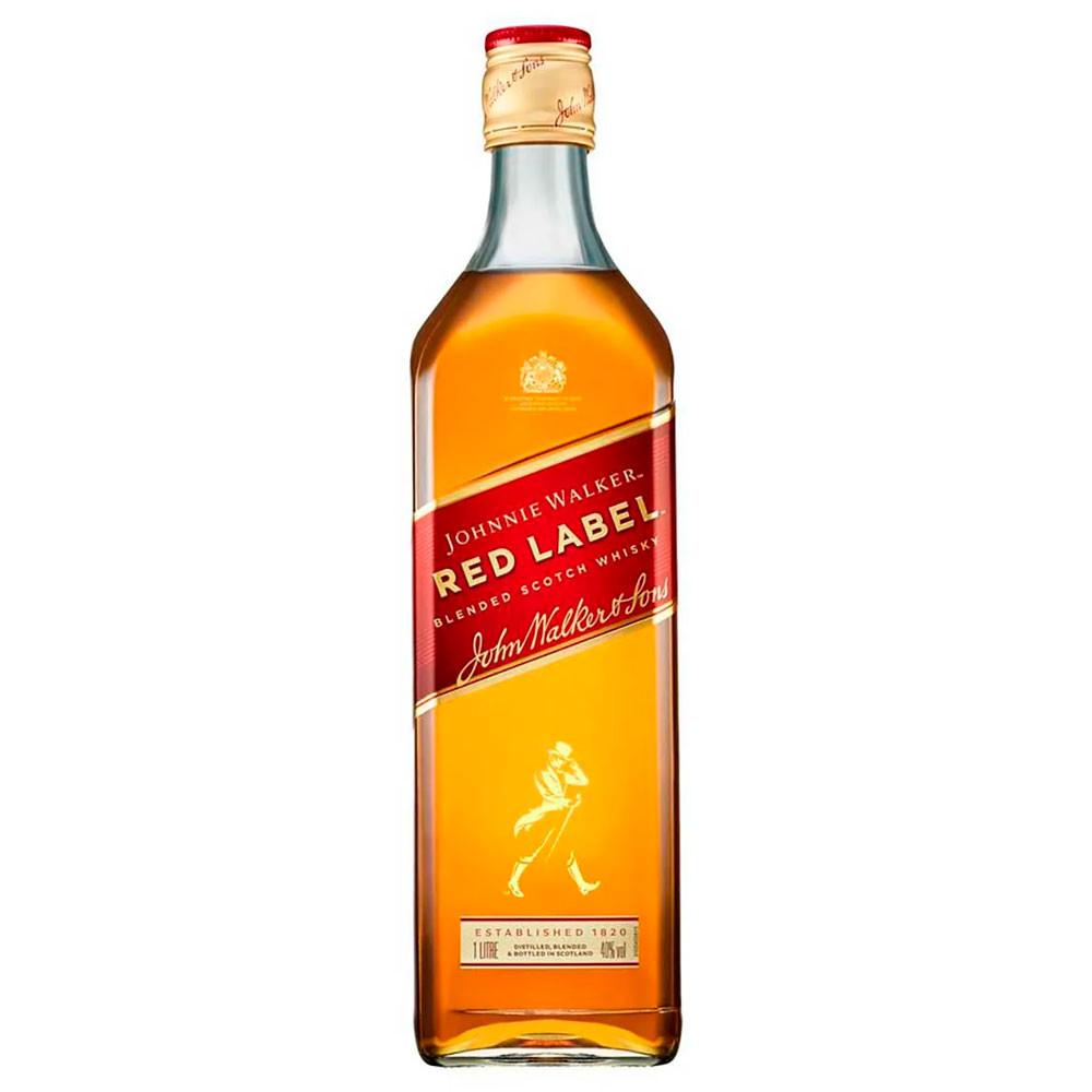 Whisky Johnnie Walker Red Label 1 Litros 2 Unidades - 2