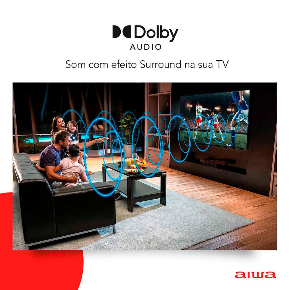 Smart TV D-LED 43 Pol AIWA Full HD Android Borda Ultrafina - 3