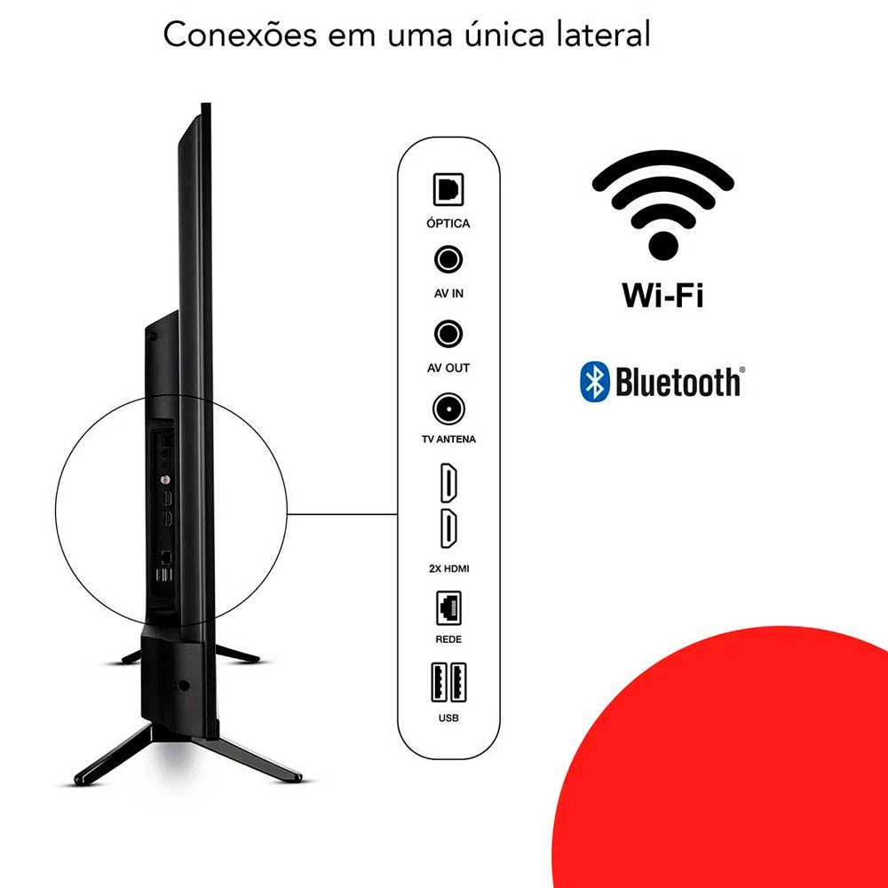 Smart TV D-LED 43 Pol AIWA Full HD Android Borda Ultrafina - 6