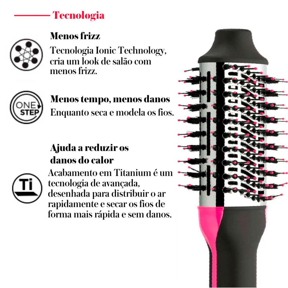 Escova Secadora Alisadora Elétrica ONE-STEP RVDR5282 Revlon - 4