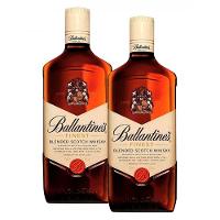 Kit Whisky Escocês Ballantines Finest 750ml com 2 unidades - 1