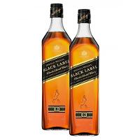 Kit Whisky Johnnie Walker Black Label 750ml com 2 unidades - 1