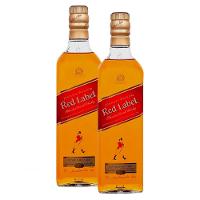 Kit Whisky Johnnie Walker Red Label 750ml com 2 unidades - 1