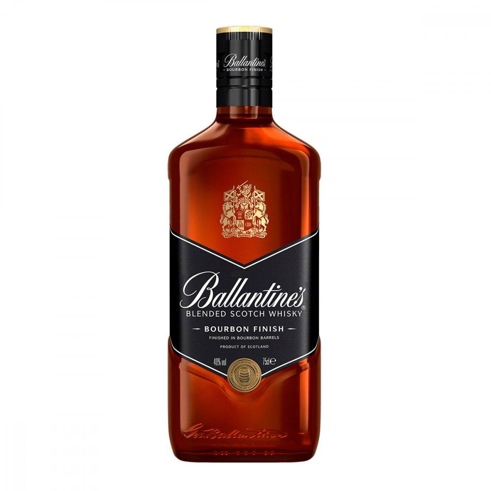 Whisky Escocês Bourbon Finish Ballantine s Garrafa 750 ml - 1