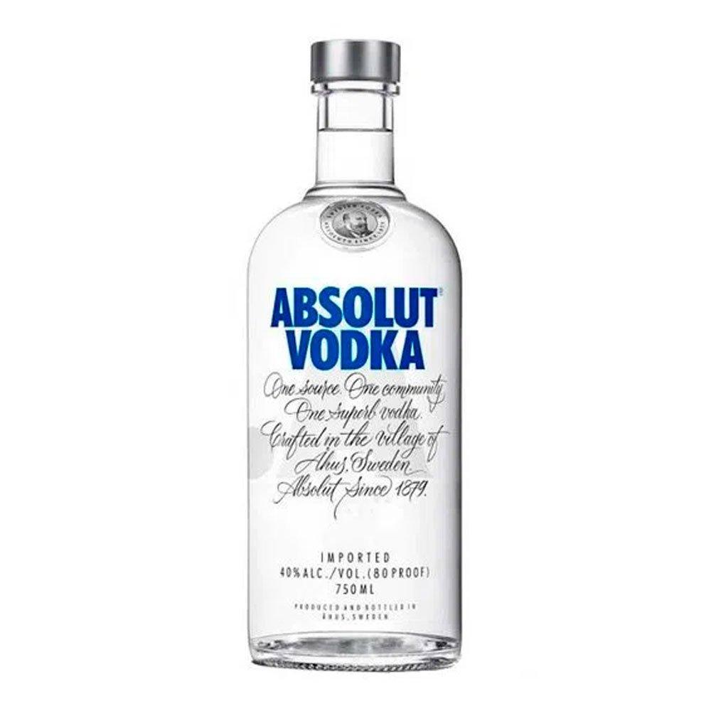 Kit Vodka Sueca Absolut Natural 750ml com 2 Unidades - 3