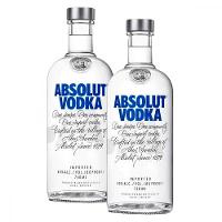 Kit Vodka Sueca Absolut Natural 750ml com 2 Unidades - 1