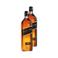 Whisky Black Label 12 Anos 1L 2 Unidades Johnnie Walker - 1