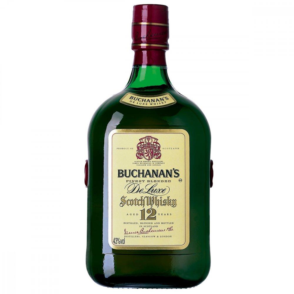 Whisky de Luxe 12 Anos Tradicional 1 Litro Buchanan S - 1