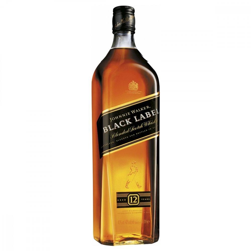 Whisky Johnnie Walker Black Label 12 Anos 1 Litro - 1