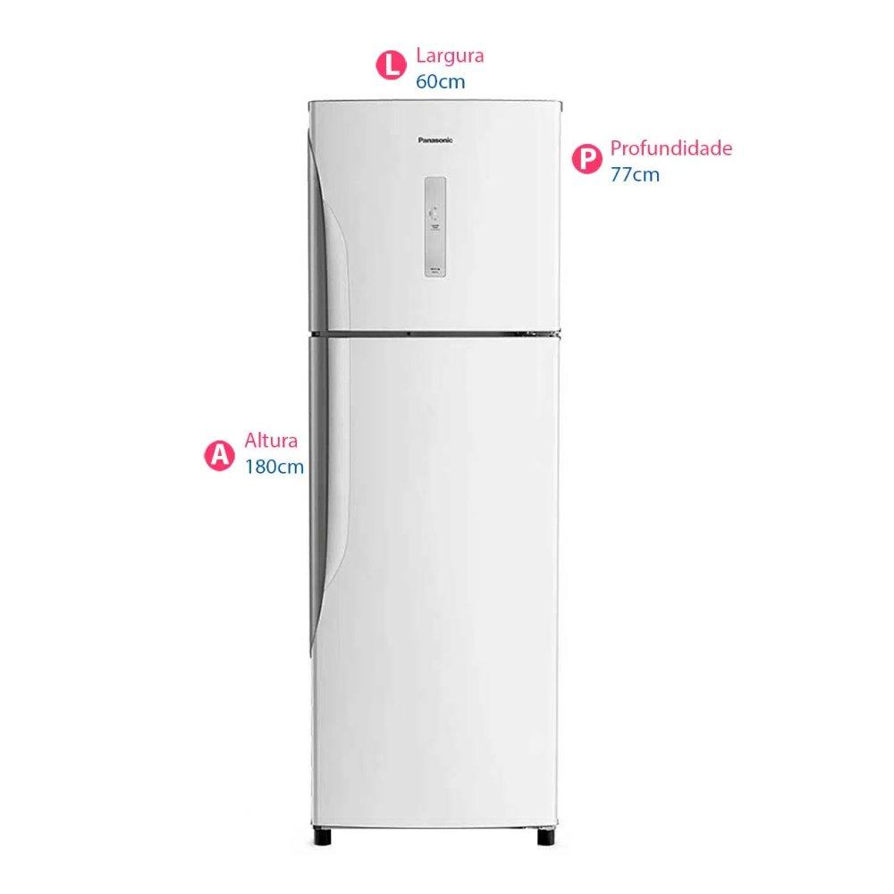Geladeira Frost Free 387L Top Freezer 2 Portas NR-BT41PD1WA Panasonic - 3