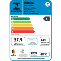 Freezer Horizontal 2 em 1 Philco 143 Litros PFH160B Branco 127v - 9