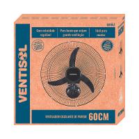 Ventilador de Parede Oscilante 60cm Ventisol New Preto 220V - 2