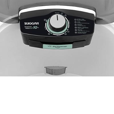 Lavadora Semi-Automática Lavamax Eco 10Kg Suggar LE1012BR Branca 220V