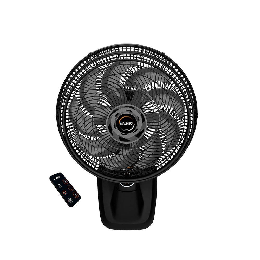 Ventilador de Parede com Controle Mallory 40Cm Smart Control Preto 220V - 1