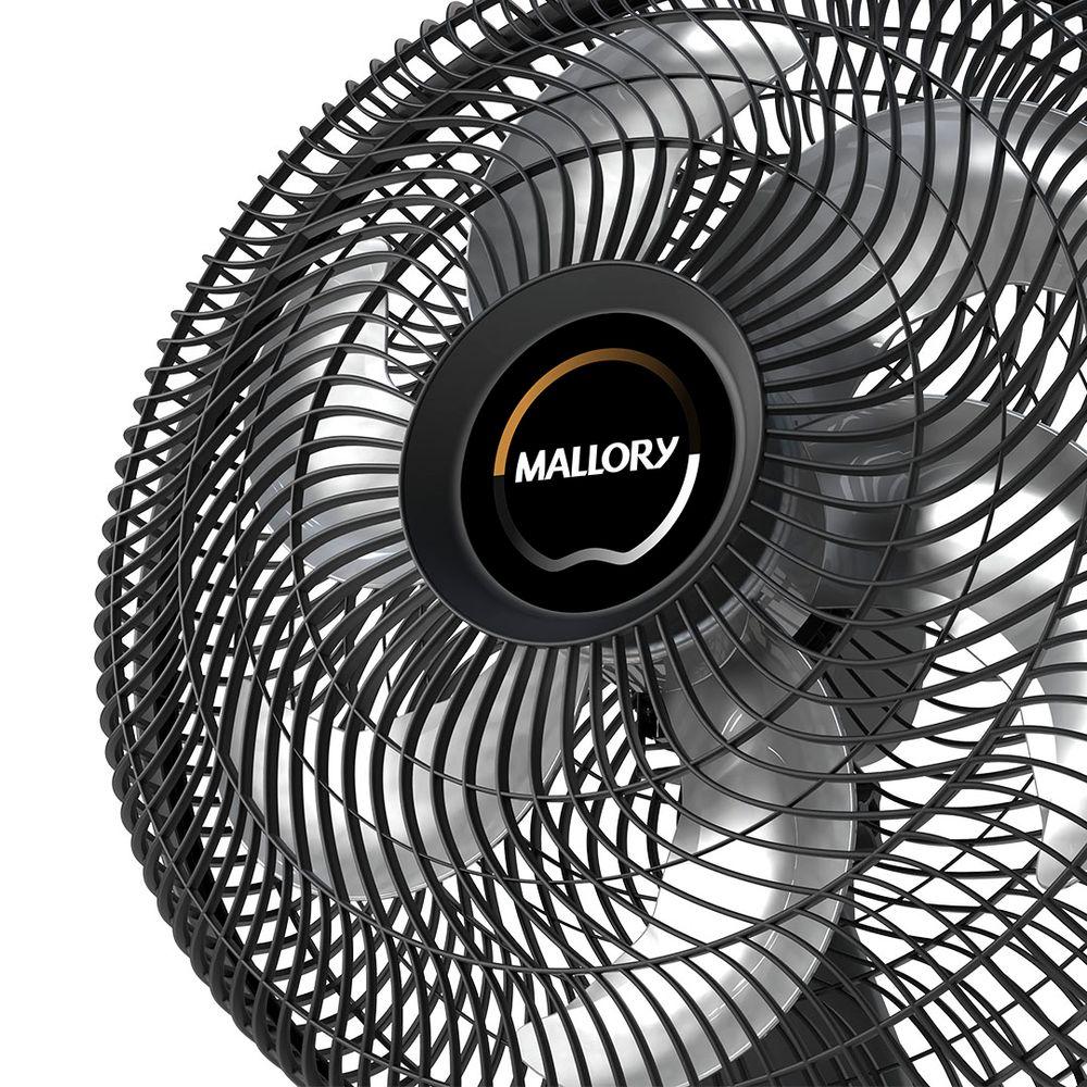 Ventilador de Coluna Mallory Éolo 40 Cm Preto e Grafite 220v - 6