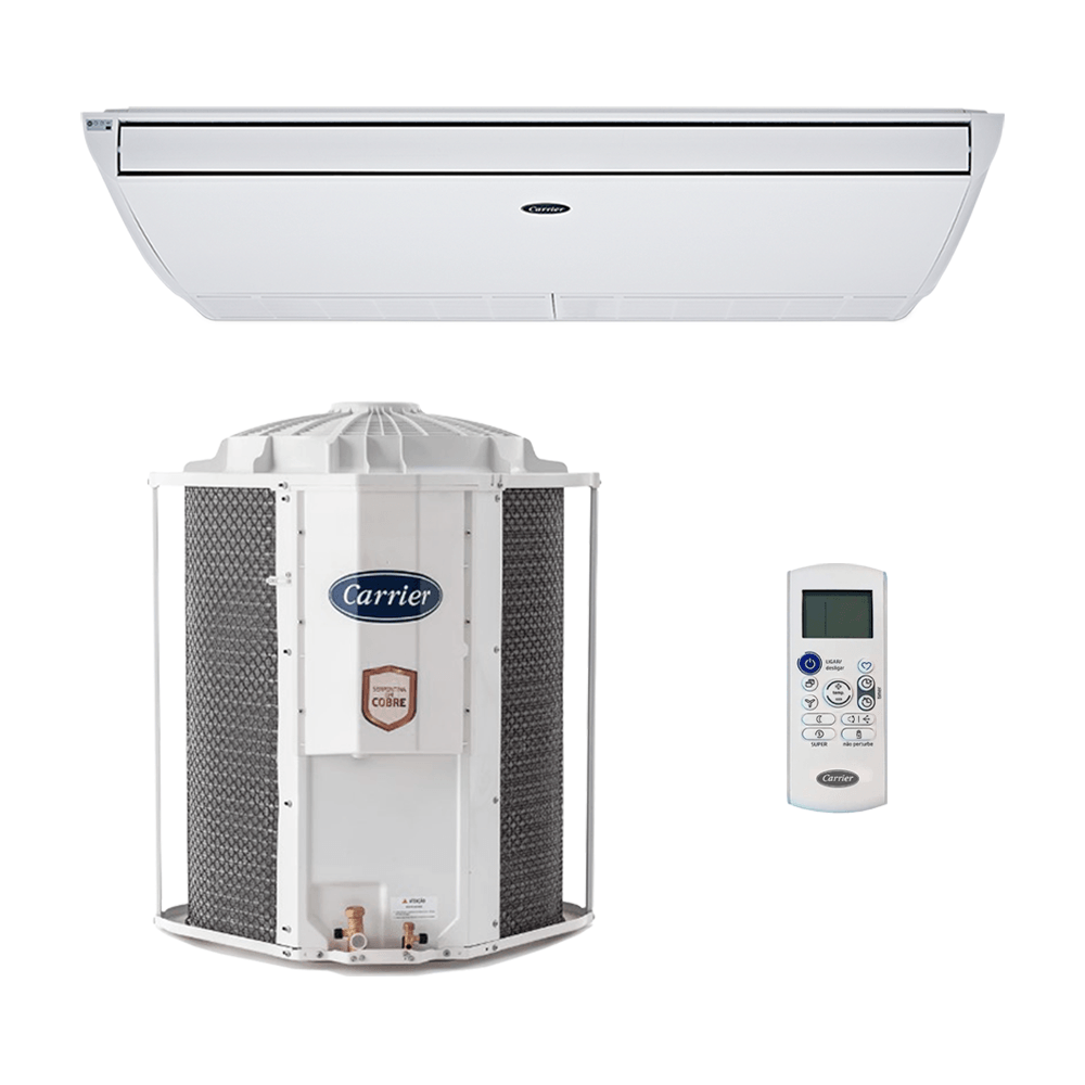Ar Condicionado Split Teto Fixo Carrier 57.000 Btus Frio Trifásico 220v - 1