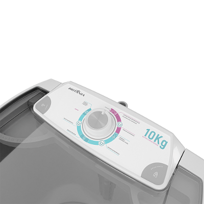Máquina de Lavar Semi Automática 10Kg Britânia BLR03 Branca 110v