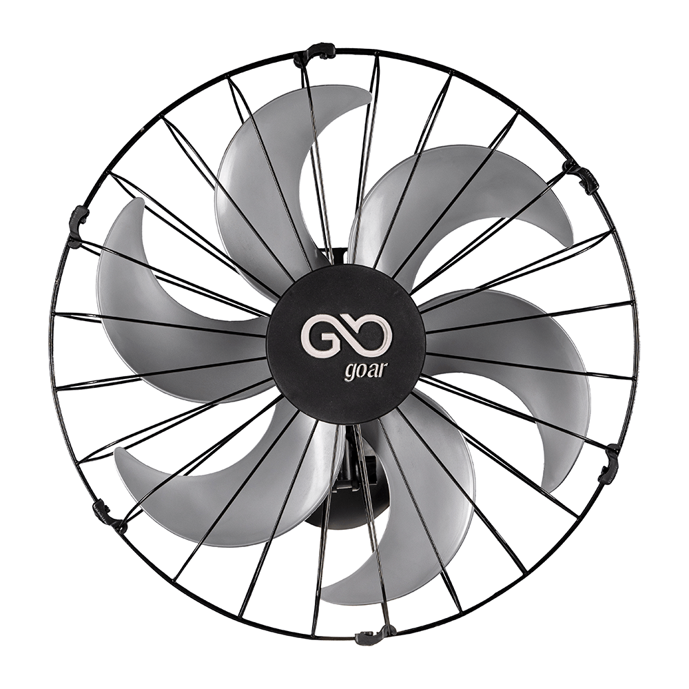 Ventilador Oscilante de Parede 50cm Goar Metal Preto 127V - 1