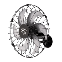 Ventilador Oscilante de Parede 50cm Goar Metal Preto 127V - 2