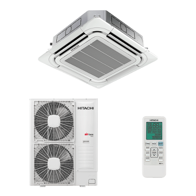Ar Condicionado Split Cassete Hitachi AirCore 600 Inverter 4 Vias 56.000 Btus Quente e Frio 220v R-32