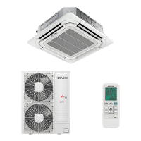 Ar Condicionado Split Cassete Hitachi AirCore 600 Inverter 4 Vias 56.000 Btus Quente e Frio 220v R-32 - 1