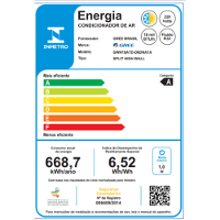 Ar Condicionado Split Hi Wall Gree G-Top Auto Inverter 18.000 Btus Quente e Frio 220v R-32 - 5