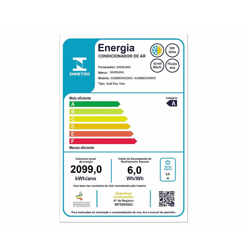 Ar Condicionado Split Teto Inverter Samsung 52.000 Btus Quente e Frio 220v R-32 - 5