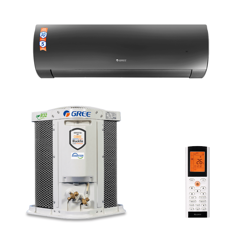 Ar Condicionado Split Hi Wall Gree G-Diamond Auto Inverter 18.000 Btus Quente e Frio 220v R-32 - 1