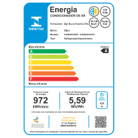 Ar Condicionado Split Hi Wall Elgin Eco II Connect Inverter 24.000 Btus Quente e Frio 220v R-32 - 7