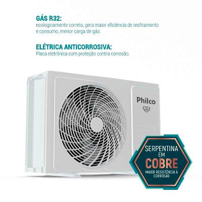 Ar Condicionado Split Hi Wall Philco Inverter PAC12FD 12.000 Btus Frio 127V R-32
