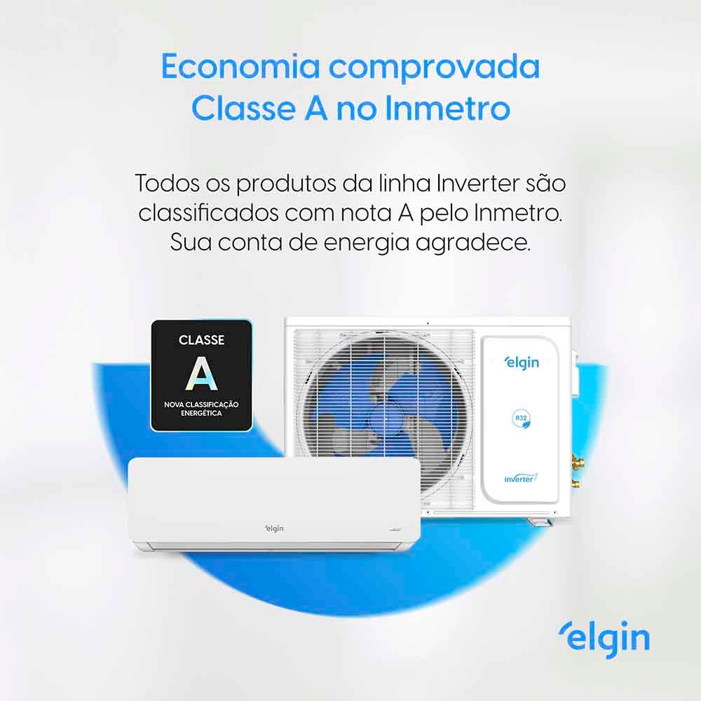 Ar Condicionado Split Hi Wall Eco Dream Inverter Connect Elgin 12.000 Btus Frio 220v R-32 - 4