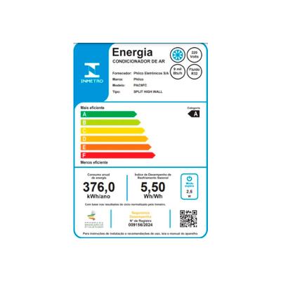 Ar Condicionado Split Hi Wall Eco Inverter PAC9FC Philco 9.000 Btus Frio 220v R-32