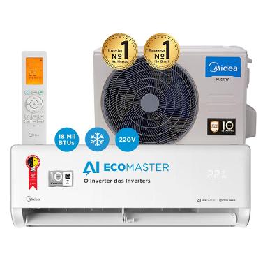 Ar Condicionado Split Hi Wall Inverter Midea AI Ecomaster 18.000 Btus Frio 220v R-32