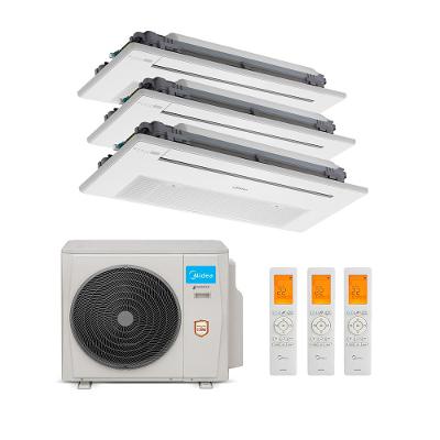 Ar Condicionado Multi Split Inverter Midea 36.000 Btus (2x Evap Cassete 1 Via 12.000 + 1x Evap Cassete 1 Via 18.000) Quente e Frio 220v