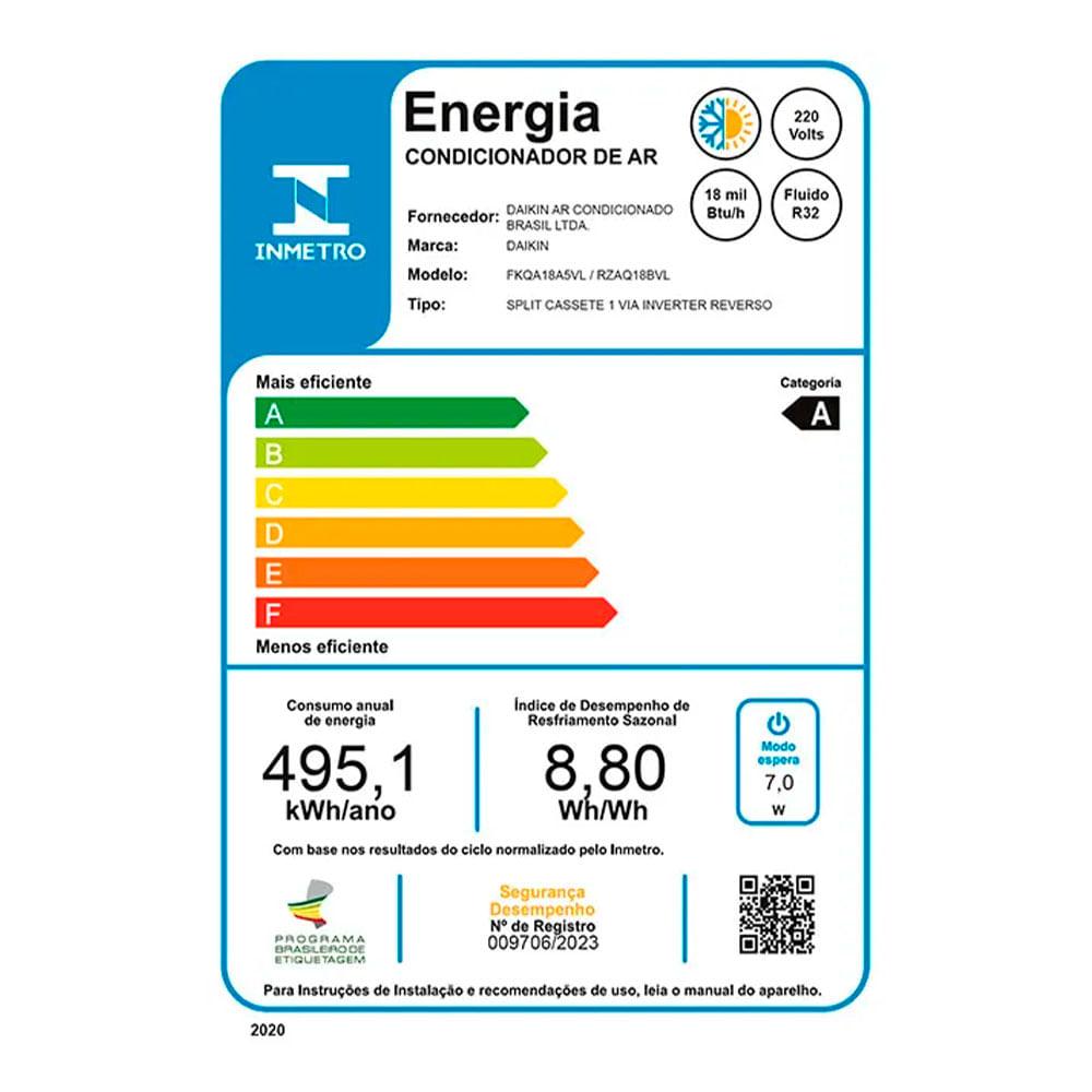 Ar Condicionado Split Duto SkyAir Inverter Daikin 18.000 Btus Quente e Frio 220V R-32 - 1
