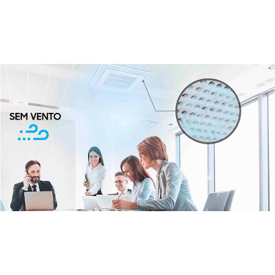 Ar Condicionado Inverter Samsung WindFree Cassete 4 Vias 24.000 Btus Quente E Frio 220V R-32