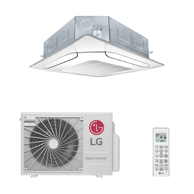 Ar Condicionado Split Cassete LG Inverter 4 Vias 24.000 Btus Quente e Frio 220V