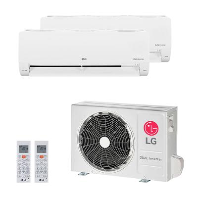 Ar Condicionado Bi Split Inverter LG 16.000 Btus (Hi Wall 9.000 + Hi Wall 12.000) AI Frio 220v R-32
