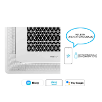 Ar Condicionado Inverter Samsung WindFree Cassete 4 Vias 18.000 Btus Quente E Frio 220V R-32